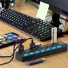 USB HUB,7 Port USB 3.0 HUB 5.0Gbps Data Transfer, with
