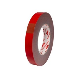APP Acryl Tape Doppelseitiges Klebeband Extra Stark | Doppelseitiges Wasserdichtes Montageband | Rot| 10m Länge, 19mm Breite
