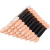 50PCS Sponge Eyeshadow Applicators - Disposable Eyeshadow Applicators - Beige