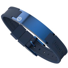 ProExl Best Sports Golf Magnetic Bracelet Shiny Blue with Blue Strap Waterproof