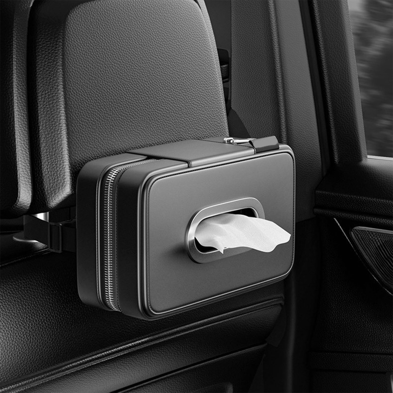 Car Tissue Holder Simple Look Flexible Installation Auto Napkin Holder