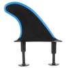 3pcs Soft Surfboard Fins with Screws 4.5 Inch Surf Fins