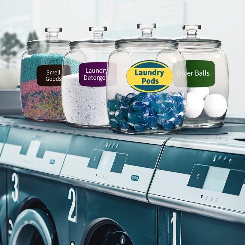CATPOWER 2.5 Gallon Wide Mouth Glass Storage Jars with Lids