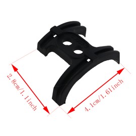 MDXing 2PCS 15x10x4cm Bicycle Bottom Bracket Cable Guide Bicycle Accessories Black Bicycle Friction Reduction Bottom Brackets