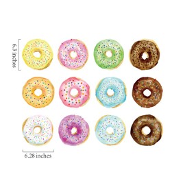 Donut Theme Party Banner/Donut Party Decorations/Donut Birthday Party Decorations Supplies for Christmas Party,Happy New Year or Birthday Party,Baby Shower Decorations
