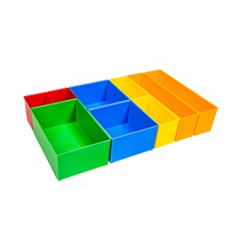 Bosch Sortimo ProClick Inset Box Set H3 CT M74, Inserts for ProClick Tray Tool Tray, Sorting Boxes for Screws and Small Parts