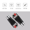EIGHTNOO Speaker Cable Conversion, RCA Female Connector, RCA Plug, Set