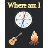 Where am I: Camping notebook. Cool idea for gift.