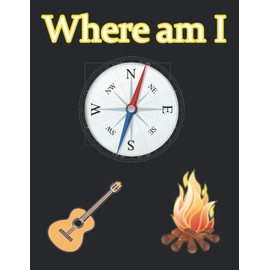 Where am I: Camping notebook. Cool idea for gift.