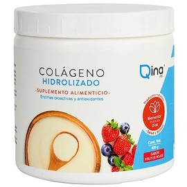 Colageno hidrolizado 400g frutos rojos qina ntl