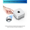 GEWOKLIY Mac Mini M4 Hub, Aluminum Mac Mini Dock and