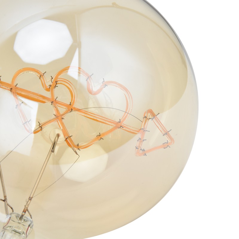 Edison Led Light Bulbs 4W 2200K Warm Light Transparent Energy