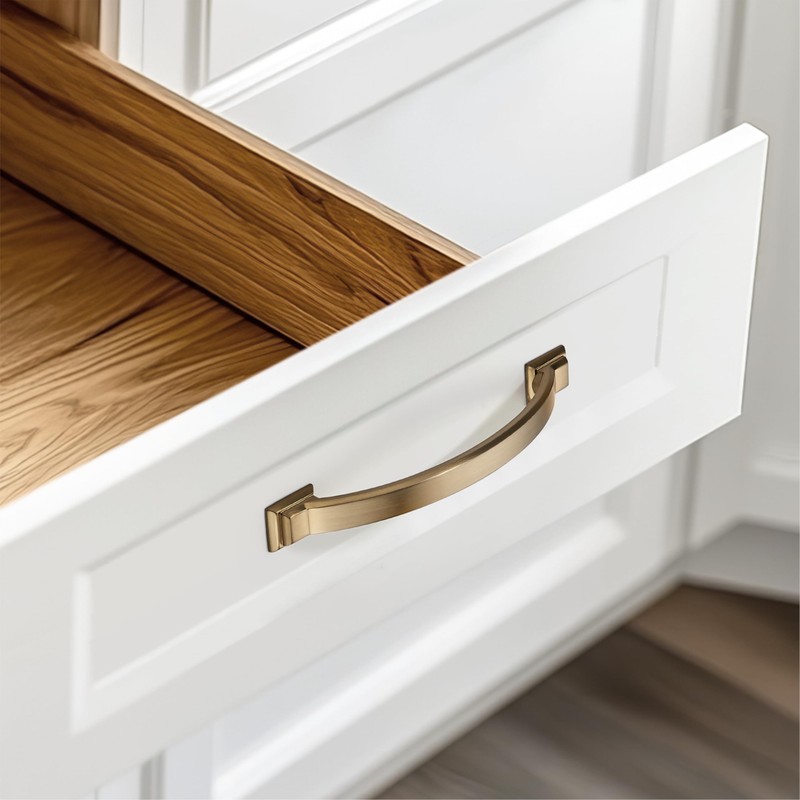 Synkylux 10 Pack Champagne Bronze Cabinet Pulls 3 Inch(76mm) Hole