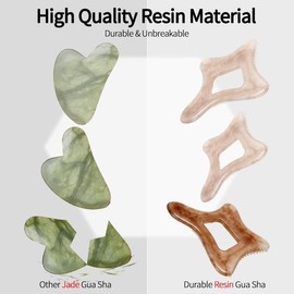 레진 바디 괄사 도구 대형 셀룰라이트 마사지 얼굴, 등 쉐이핑 림프 배수 [01 Pink] Large Resin Body Gua Sha Tool for Cellulite Massage, Face and Back Shaping Lymph Drainage [01 Pink]