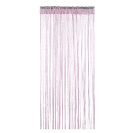WedDecor Pink String Curtains Glitter Fringe Panel Fly Screen Room Divider Tassel Curtain for Doors, Doorway, Windows, Home Décor, Event Decoration, (90cm x 200cm)