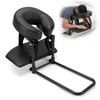 VINGVO Massage Headrest for Bed with Face Pillow, Adjustable Massage
