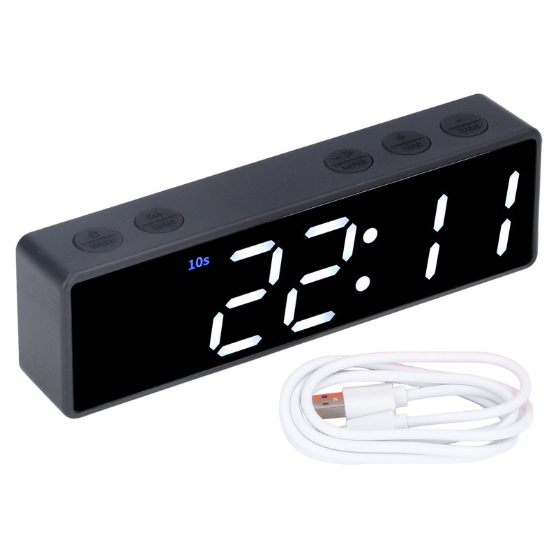Training Timer LED Digital Timer Multifunctional Electronic Desktop Clock for