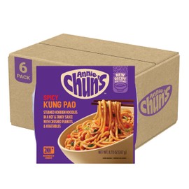 Annie Chun's Spicy Kung Pao Noodle Bowl, 8.73 oz (Pack of 6)