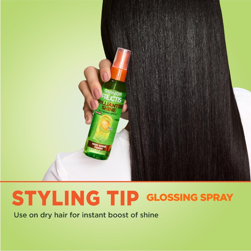 Garnier Fructis Style Brilliantine Shine Glossing Spray for High Shine