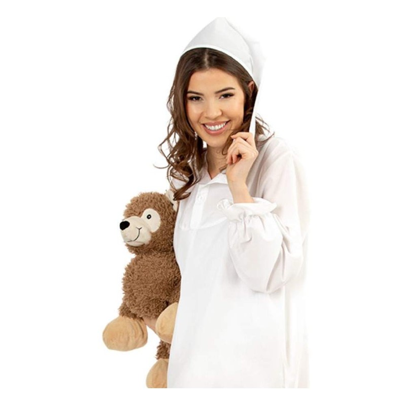 KarnevalsTeufel 4-Piece Sleepwalker Costume Nightgown, cap, knee stockings, sleepy hat