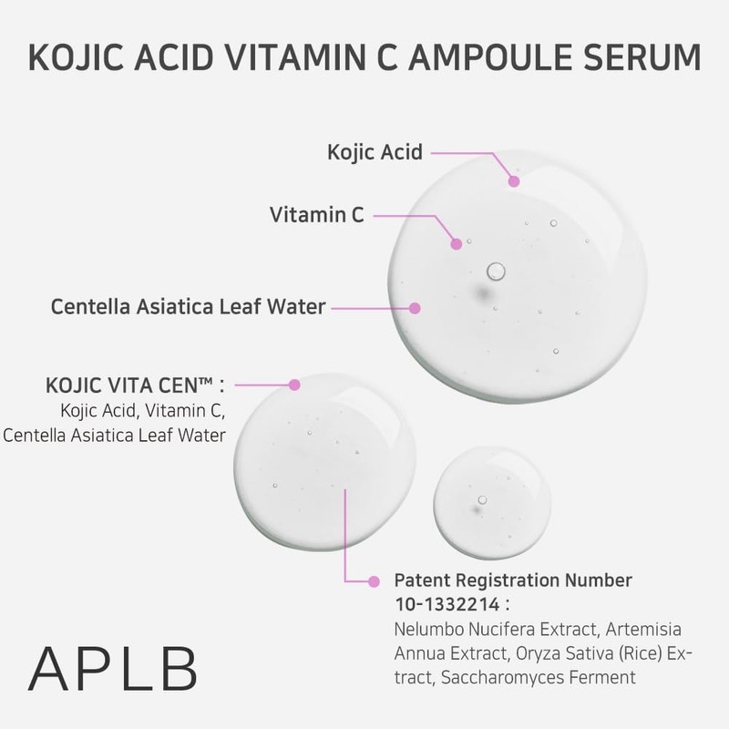 Serum Kojic Acid Vitamin C Ampoule Serum APLB de 40ml