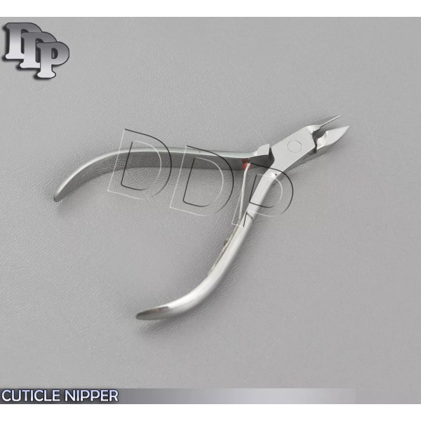 DDP 4" CUTICLE NIPPER PROFESSIONAL HALF-JAW CUTICLE NIPPER STAINLESS STEEL