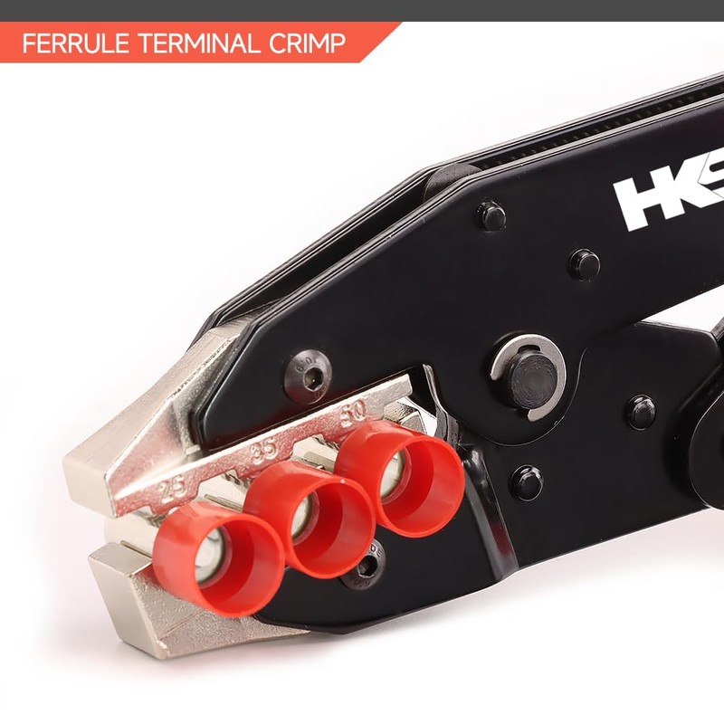 HKS Crimping Tool for Sleeves Ferrule Terminals & Pin Cord