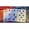 Gold Plated Bicycle Bandana (Red) Playing Cards