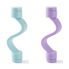 XPEX Pack of 2 Magnetic Attraction Front Loader Washing Machine Door Support, Washing Machine Door Support, Mouth Shape Strong Magnetic Door Holder, Laundry Door for Most Washing Machines