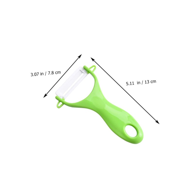 Alipis 10pcs Set of Ceramic Peelers Ideal for Vegetables Fruits