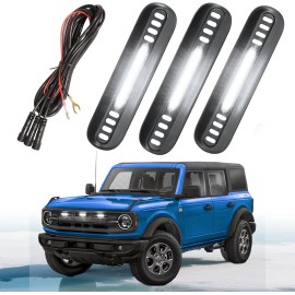 Sidi LED Grille Lights for 2021-2024 Ford Bronco Big Bend Outer Bank Accessories