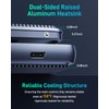 Enhanced USB4 M.2 NVMe PCIe SSD Enclosure - 40Gbps Ultra-Fast
