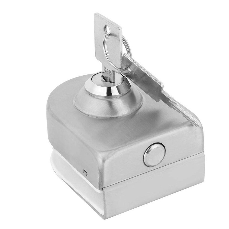Broco Stainless Steel Glass Door Lock Bolt Lock for Home