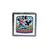 Border Collie Dog Mum Slate Coaster with Cute Cartoon Design,