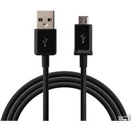 Full Power 5A Charging MicroUSB Works with Sony D2533 2.0 Data Cable's Dual Chipset Charges at Rapid Speeds Easily! (Black)