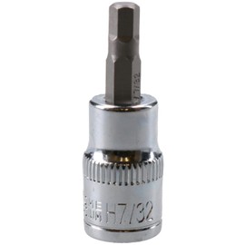 7/32" Hex Key Socket/Bit 3/8" Drive Imperial AF SAE 6 Sided Allen Key 48mm Cr-V