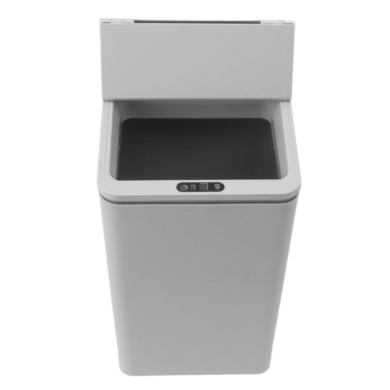 Desktop Sensor Trash Can USB Charging Foldable Lid 9L Intelligent