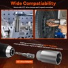 THINKWORK 1/2 Inch Drive Lug Nut Extractor Set, Large Sizes,
