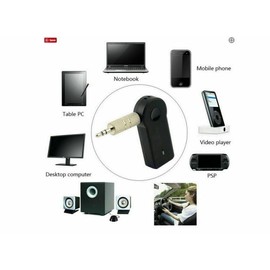 Unbranded Wireless Bluetooth 3.5mm AUX Audio Stereo Music Home Car Receiver Adapter #150