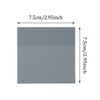 ONLYKXY 4 Pack Transparent Sticky Notes 7.6x7.6CM Self-Stick Book Tabs