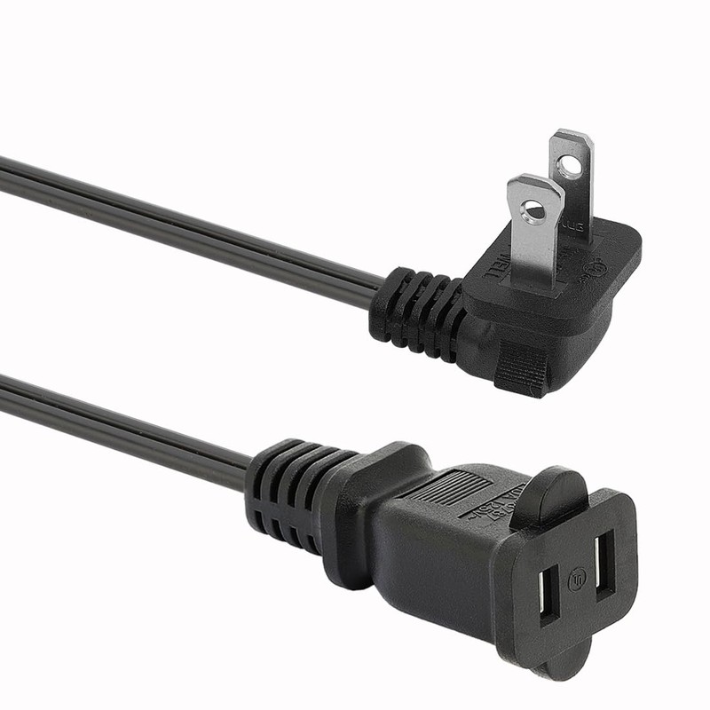6Ft Right Angle NEMA 1-15P Polarized Inline Switch Cord SPT-2