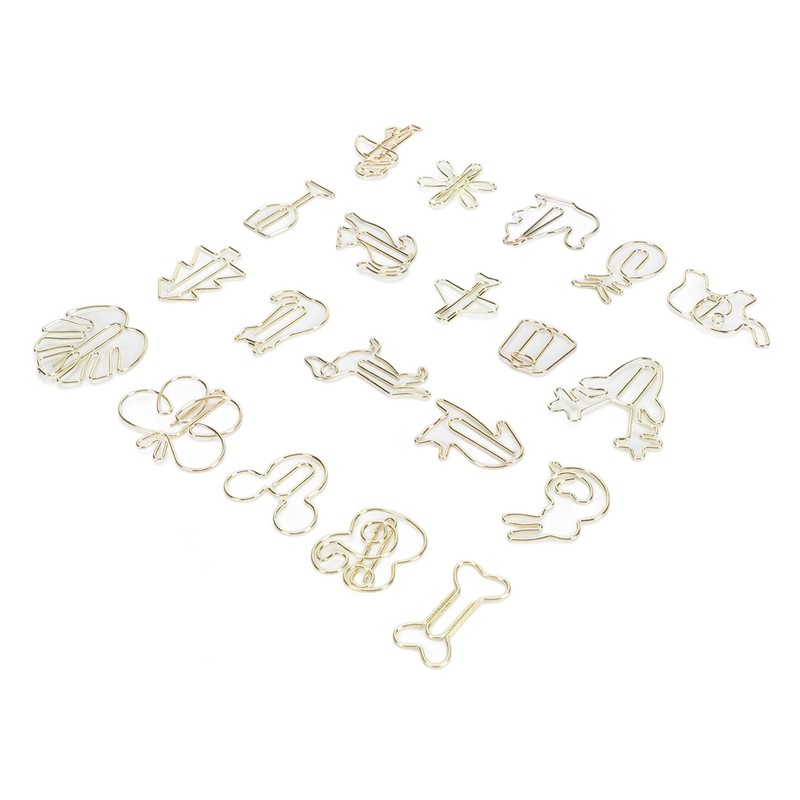 100 Pcs Fancy Paperclips Large Plastic Covered Wire Multi Purpose