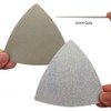 10Pcs 90mm Triangle Sandpaper Dry or Wet Hook and Loop