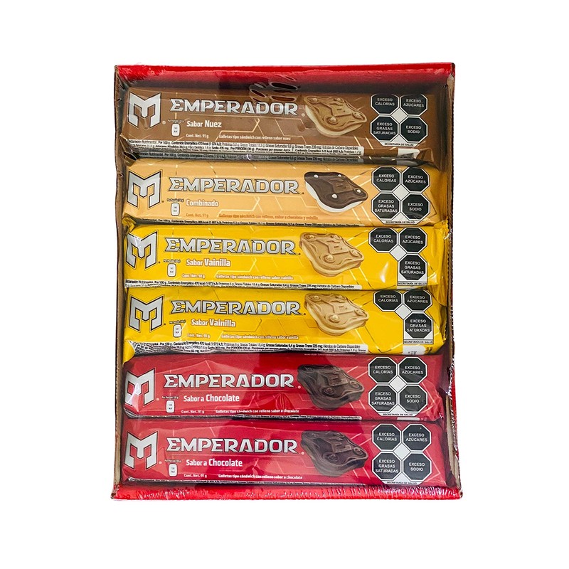 Emperador - Galleta Emperador Surtido 4 sabores