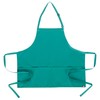 Chef Works Unisex Three Pocket Apron, Kelly Green, One Size