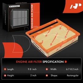 A-Premium 2-PC Engine Air Filter Compatible with Mercedes S600, S63 AMG, S65 AMG, G65 AMG, SL55 AMG, SL600, SL65 AMG, CL600, CL63 AMG, CL65 AMG, Maybach S560 S600 S650 S680 & Maybach 57, 62