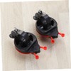 OHPHCALL 2pcs Bike Ladybug Bells Handlebar Ring Horn Bike Horn