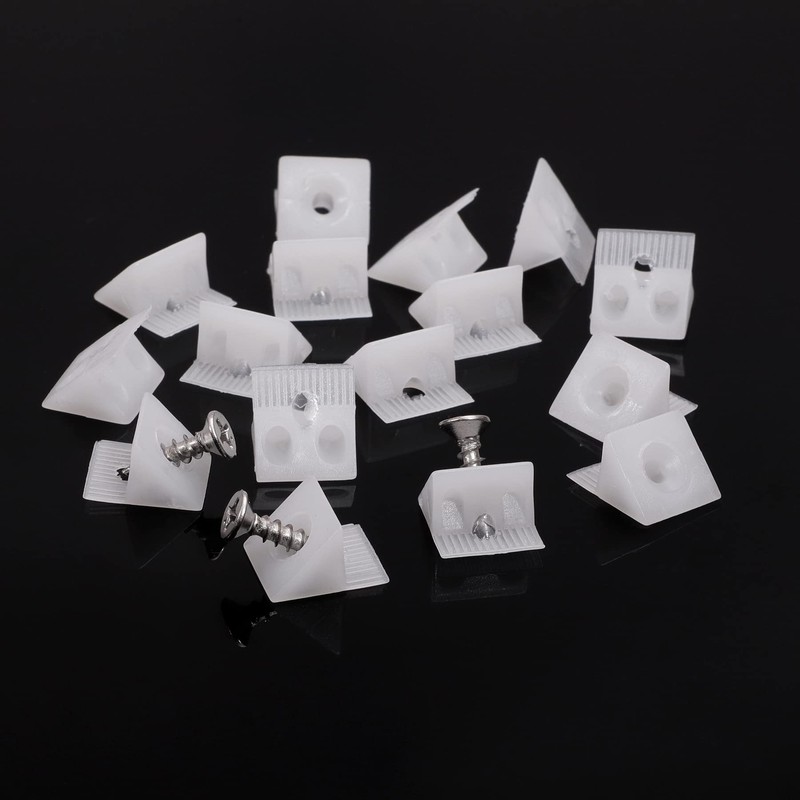 Pack of 120 Drawer Base Reinforcement, Cupboard Back Wall Mounting,