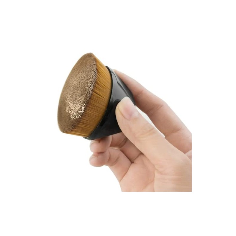 Brocha Plana Maquillaje Base Corrector Polvo Parte Superior Multifuncional Alta