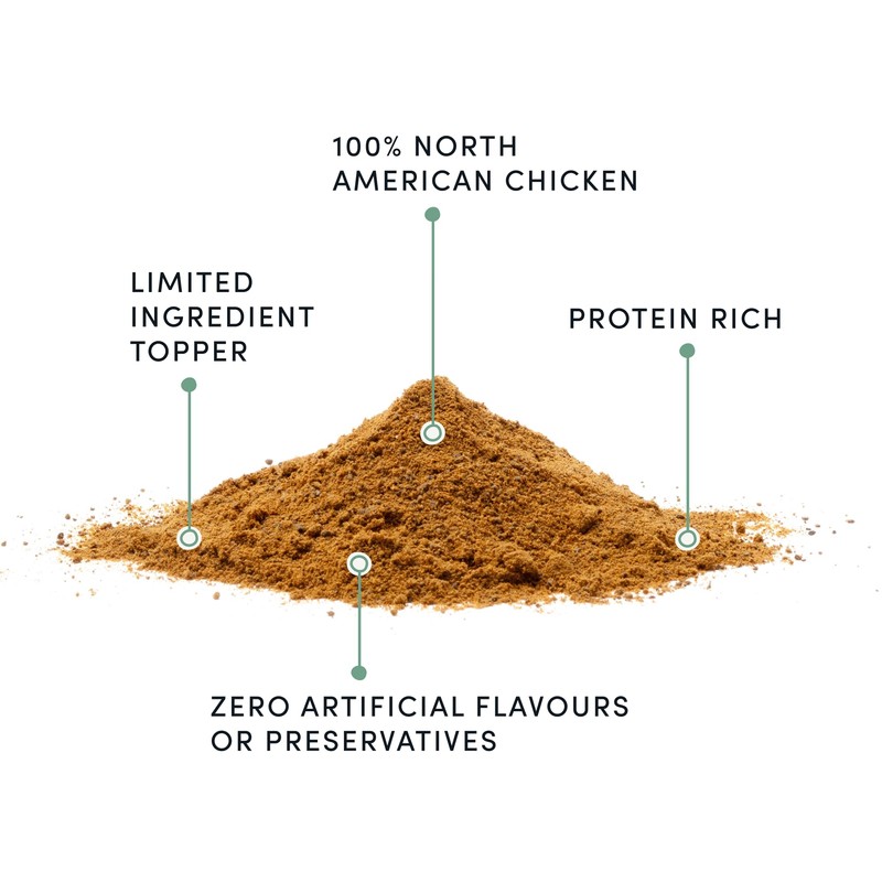 CRUMPS NATURALS Chicken Sprinkles 4.2oz, Dog Treats, Sprinkles, Toppers